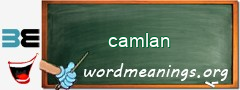 WordMeaning blackboard for camlan